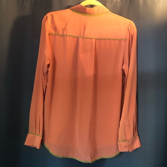 M by Marcus collared silk button down - Picture 4 of 6